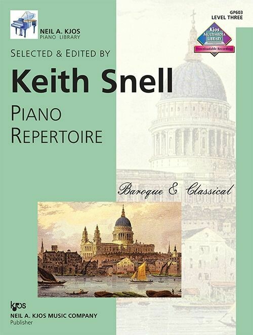 Piano Repertoire: Baroque/Classical Level 3
