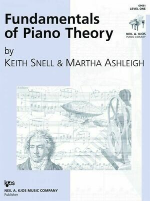 Fundamentals of Piano Theory, Level 1