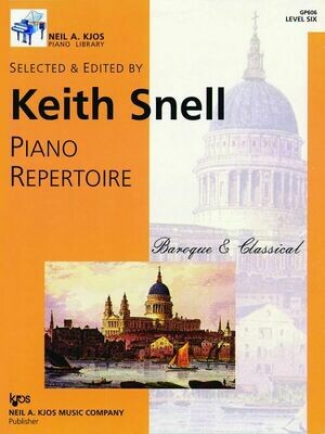 Piano Repertoire: Baroque/Classical Level 6