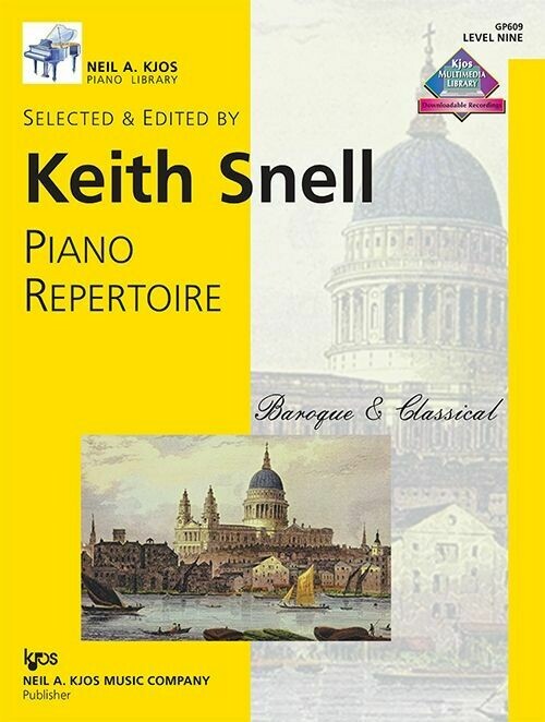 Piano Repertoire: Baroque/Classical Level 9
