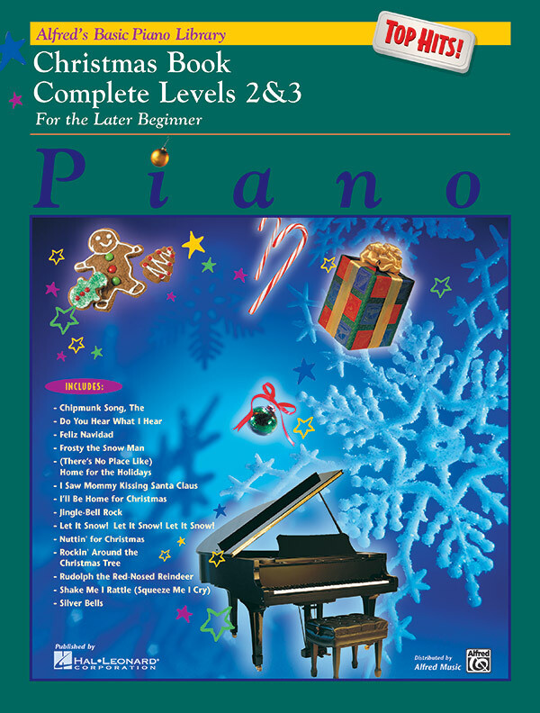 Alfred&#39;s Basic Piano Library: Top Hits! Christmas Book Complete 2 &amp; 3