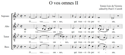 O vos omnes II - Tomás Luis de Victoria