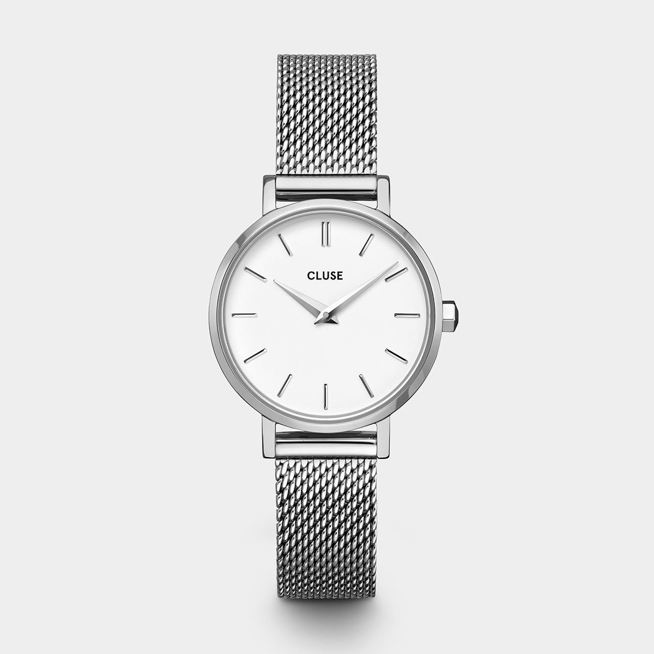 CLUSE Boho Chic Petite Mesh Silver White/Silver