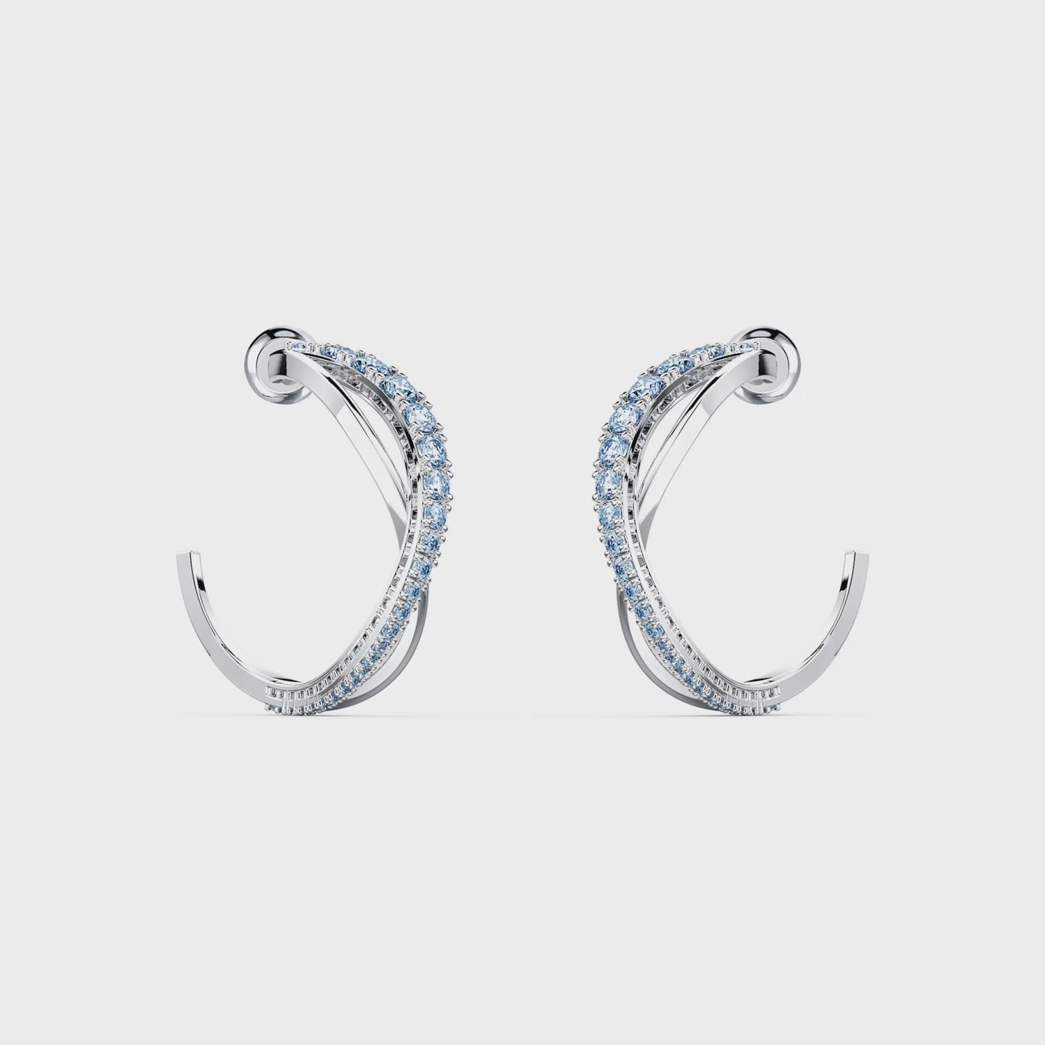 Twist Blue Anniversary Hoops 5582807