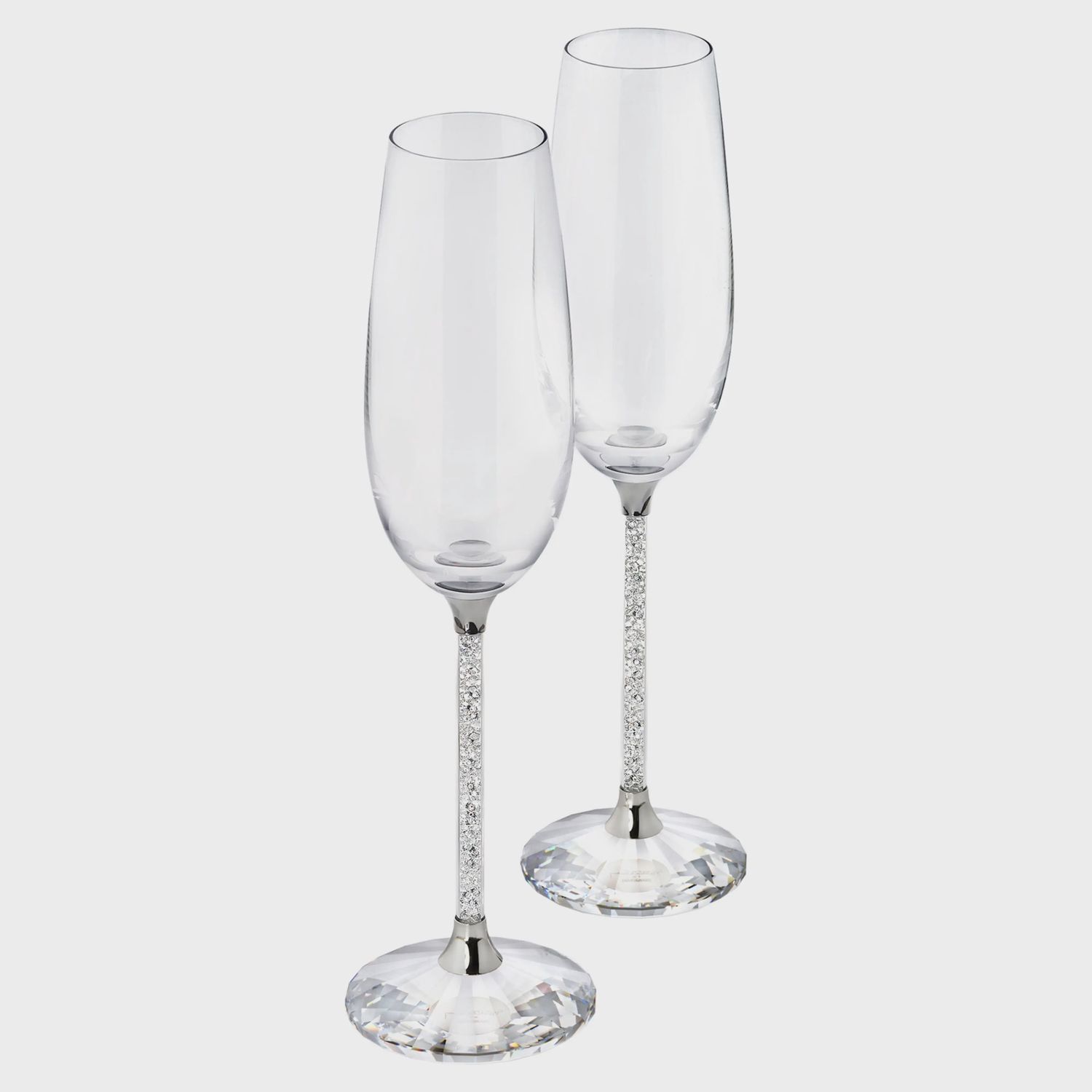 CRYSTALLINE TOASTING FLUTES (SET OF 2)