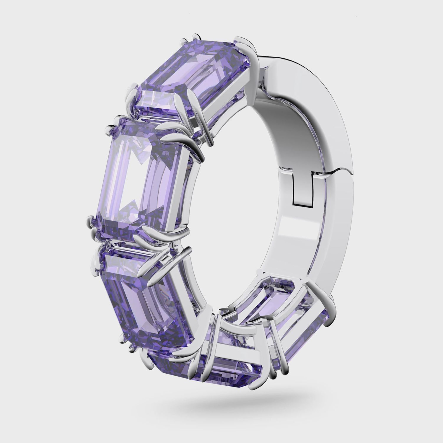 Milennia Purple Crystal Single Ear Cuff  5612669