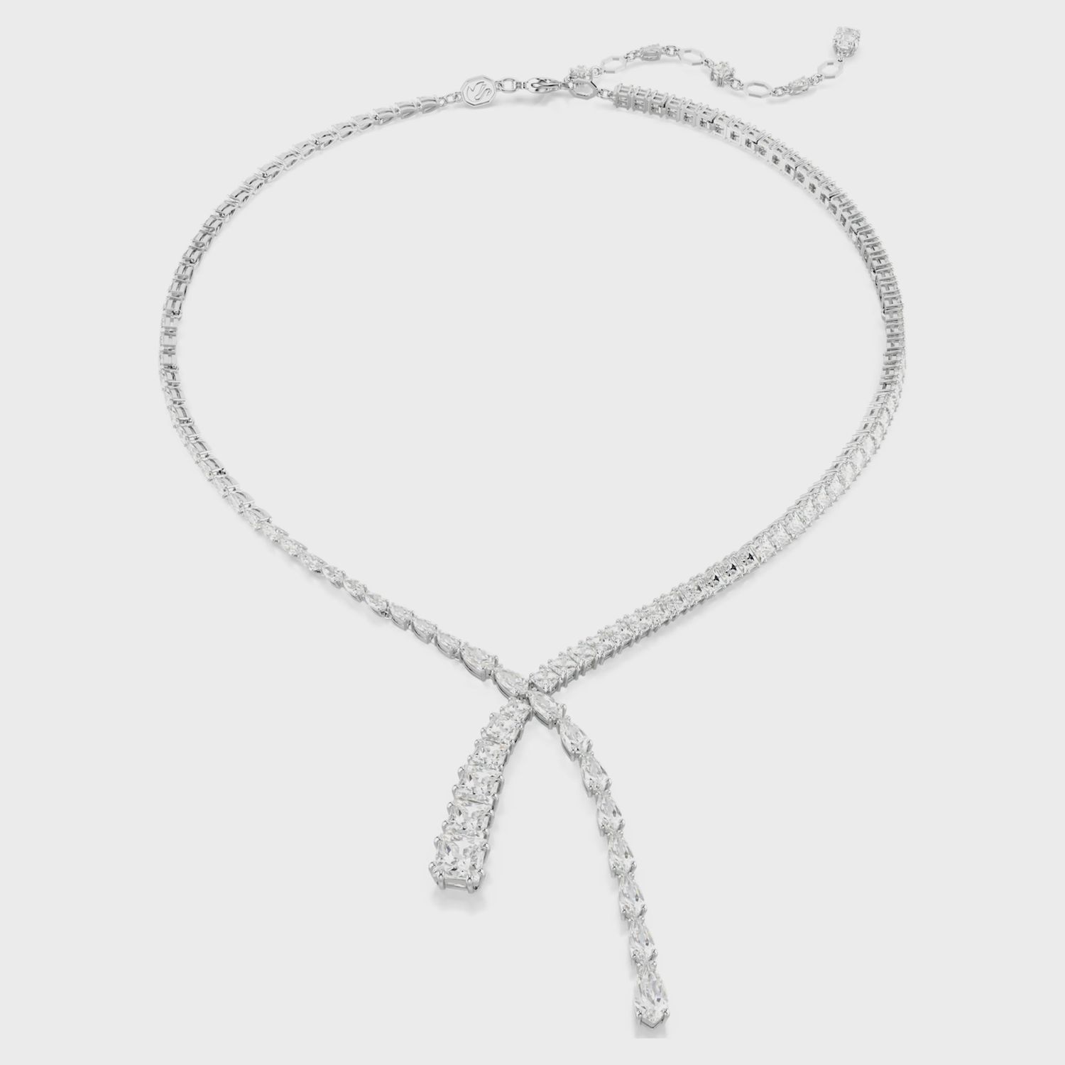 MATRIX:NECKLACE V WHITE/RHS 5692533