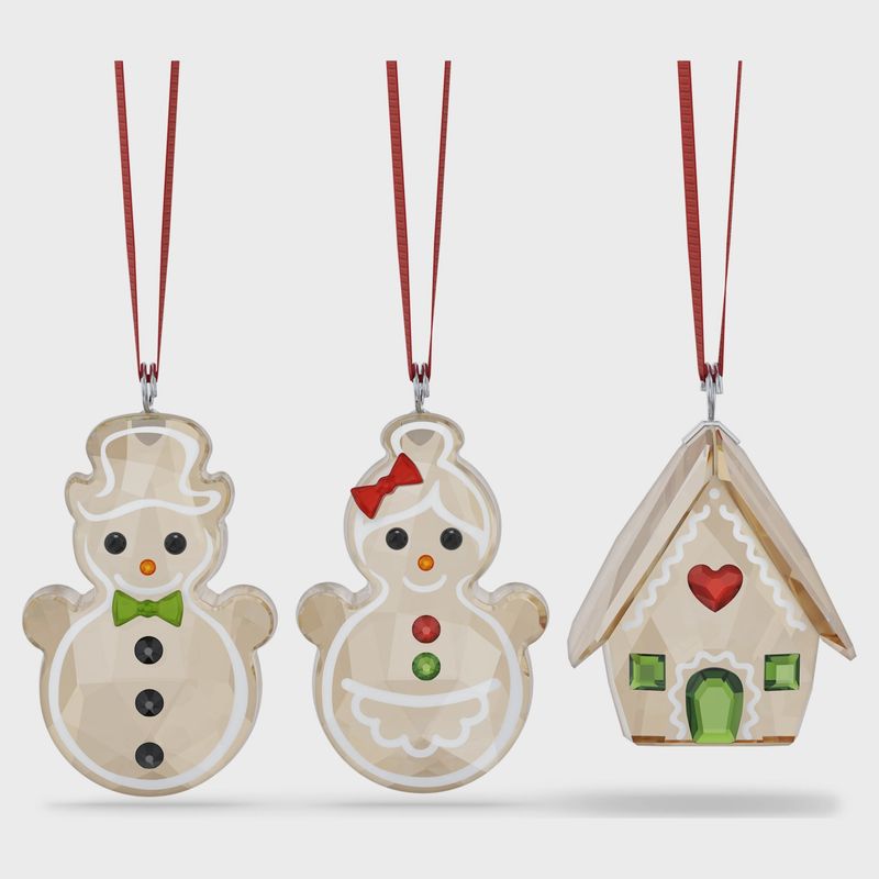 HOLIDAY CHEERS:ORNAMENT SET GINGERBREAD 5701511