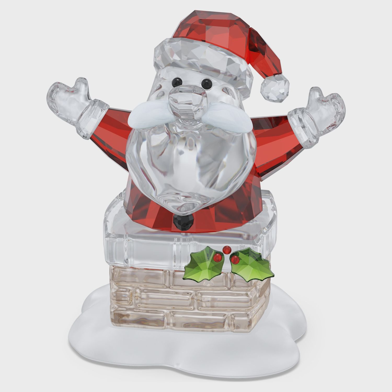 HOLIDAY CHEERS:SANTA CLAUS AND CHIMNEY 5701507