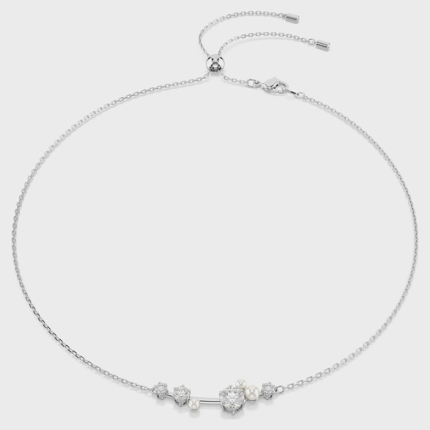 CONSTELLA:NECKLACE BAR WHITE/RHS 5705626