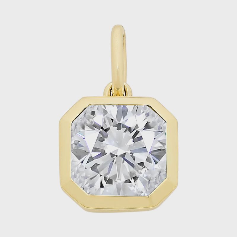 9ct Gold Cubic Zirconia Pendant M3337