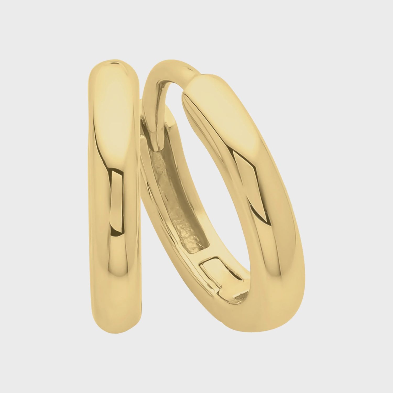Gold-Plated Sterling Silver Huggies M3351