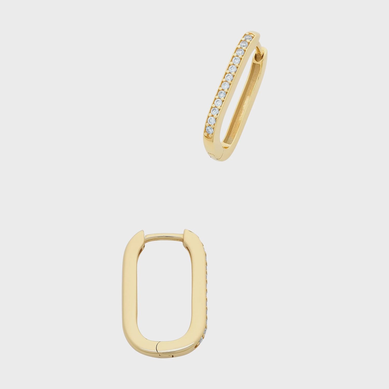 9ct Gold Cubic Zirconia Huggies M3306