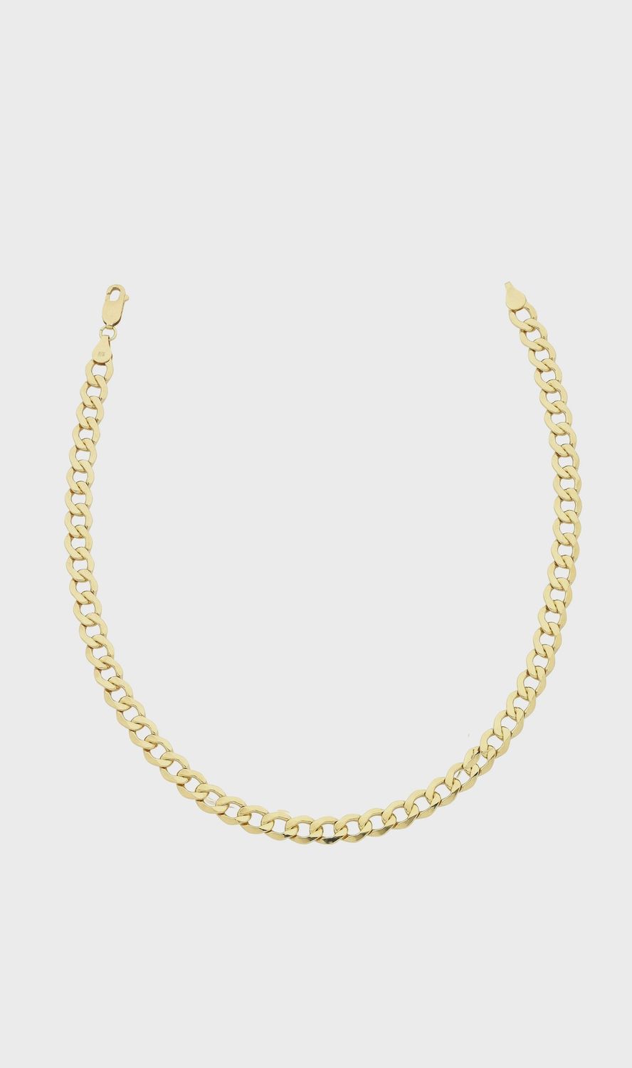 9ct Gold Silver Filled 50cm Chain M3302