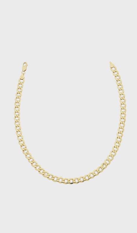 9ct Gold Silver Filled 50cm Chain M3302