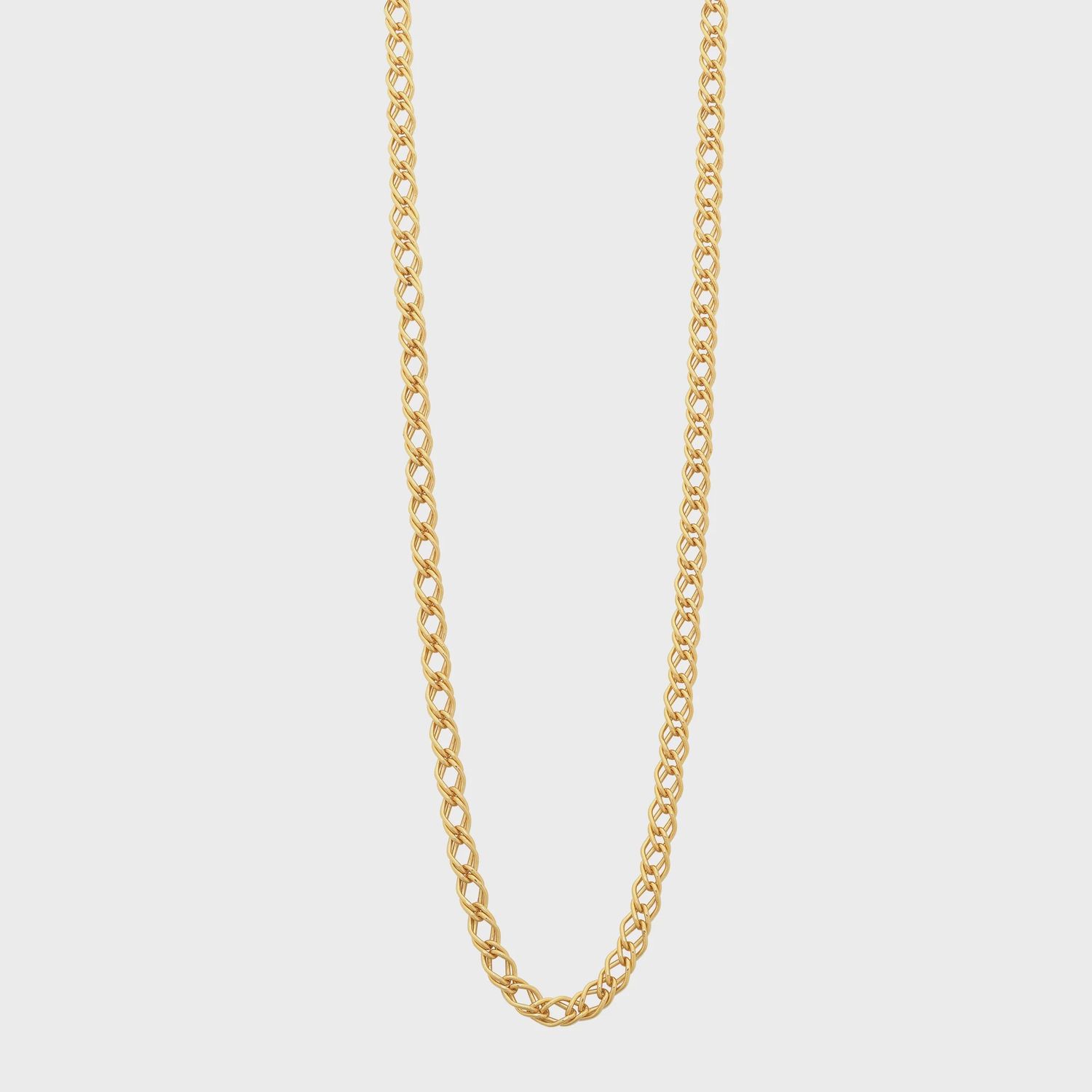 9ct Gold Silver Filled 50cm Chain M3253
