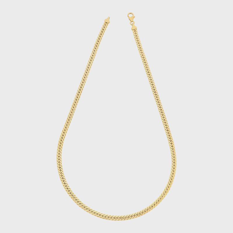 9ct Gold Silver Filled 45cm Chain M3303