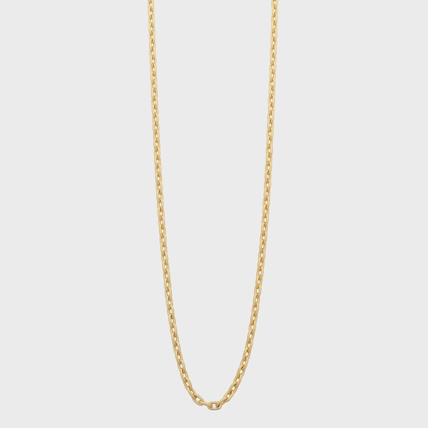 9ct Gold Silver Filled 50cm Chain M3251