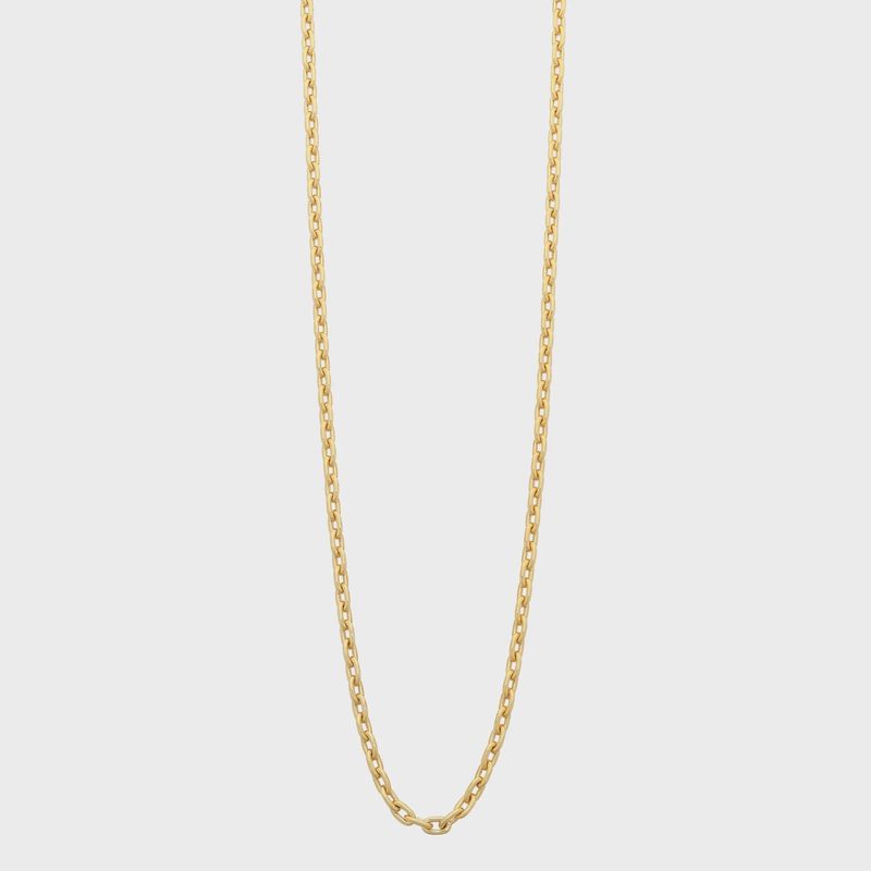 9ct Gold Silver Filled 50cm Chain M3251