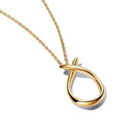 14k Gold-plated pendant necklace 363316C00-50