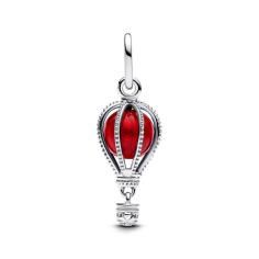 Air balloon sterling silver dangle with red Murano glass 798064C01