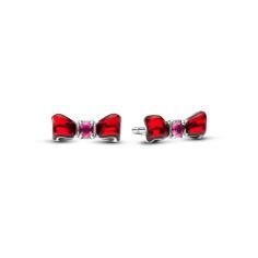 Disney Snow White bow sterling silver stud earring 293779C01
