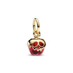 Disney Villains Evil Queen apple 14k gold-plated dangle with red Murano glass 763421C01