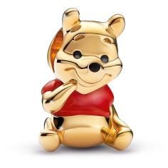 Disney Winnie the Pooh 14k gold-plated charm with red and black enamel 762212C01
