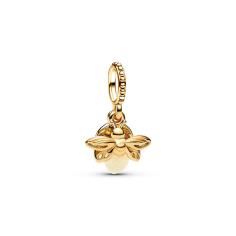 Firefly 14k gold-plated dangle with yellow photoluminescent glass 769352C01