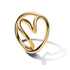 Heart 14k gold-plated ring 163288C00-56
