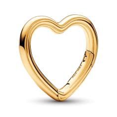 Heart 14k gold-plated connector 760081C00