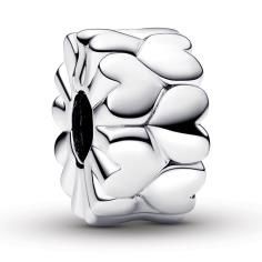 Hearts sterling silver clip 792828C00