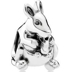Kangaroo   Baby Silver Charm 791910