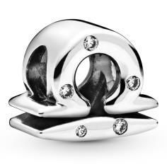 Libra Zodiac Silver Charm w CZ 798424C01