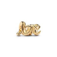 Love 14k gold-plated charm 763055C00