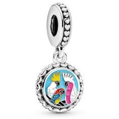 Pacific Birds of Australia Silver Hanging Charm w Mixed Enamel 792018C00_E028