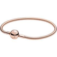 PANDORA Rose MOMENTS Smooth Clasp Bracelet 580728-19