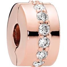 PANDORA Rose Shining Path Clip w CZ 781972CZ