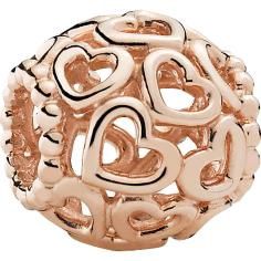 PANDORA Rose Open Your Heart Openwork Charm 780964