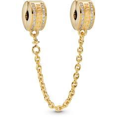 PANDORA Shine PANDORA Logo Safety Chain w CZ 768642C01-05