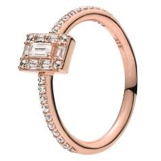 PANDORA Rose Luminous Ice Ring w CZ 187541CZ-58