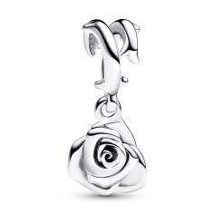 Rose sterling silver dangle 793213C00