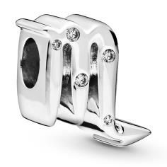 Scorpio Zodiac Silver Charm w CZ 798430C01