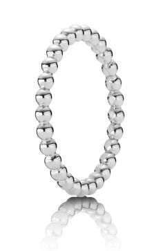 Silver Bubble Basic Ring Band 190615-52