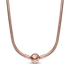 Snake chain 14k rose gold-plated necklace 382234C00-45