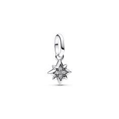 Star sterling silver mini dangle with clear cubic zirconia 793370C01