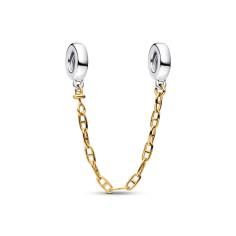 Sterling silver and 14k gold-plated safety chain 763904C00-05