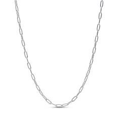 Sterling silver link necklace 393416C00-70