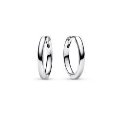 Sterling silver hoop earrings 293355C00