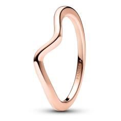Wave 14k rose gold-plated ring 183095C00-50